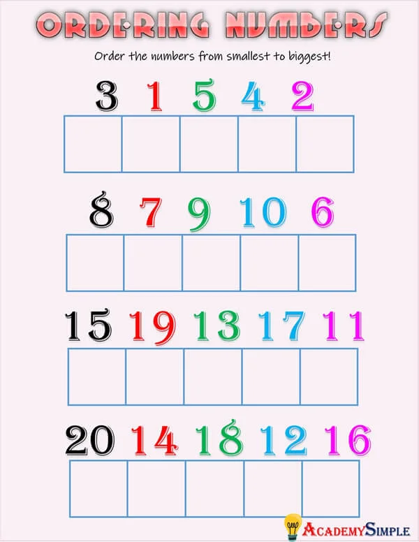Classify Numbers Worksheet Comparing Buying And Ordering Numbers