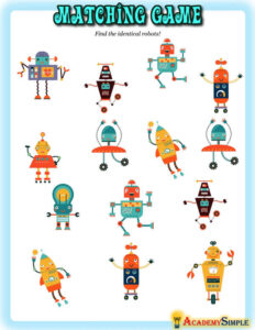 Matching Game - Robots - Academy Simple