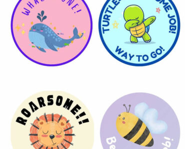Printable Stickers for Kids, School Badges - Positive Affirmation ...