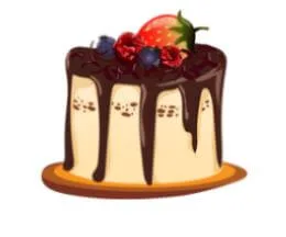 chocolate cake drawing 
