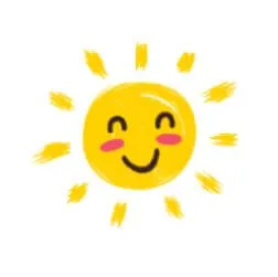 cute sun drawing for quiz